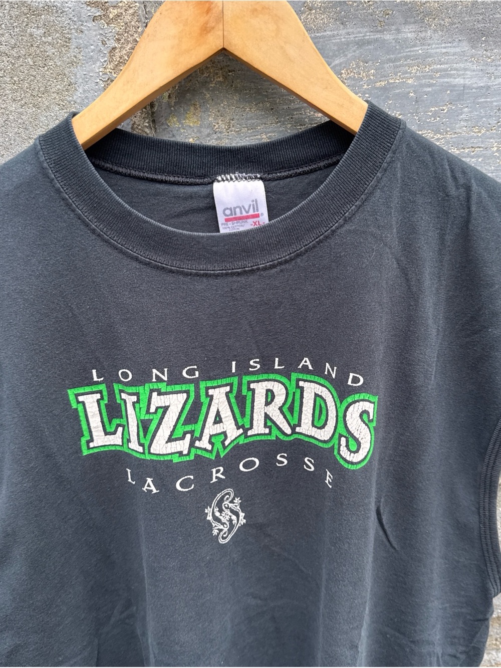 Vintage Long Island Lizards T Shirt Major League Lacrosse 90s - Picture 2 of 4